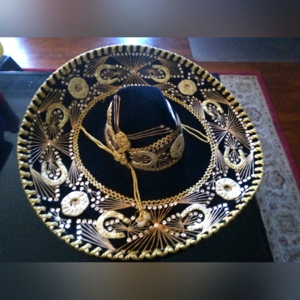 Mariachi Charro Authentic Mexican Sombrero Folklorico 5 De Mayo Fiesta Dance